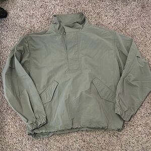H&M Olive Green High-Collar Jacket